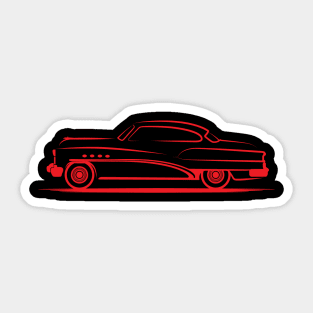 1953 Buick Roadmaster Red Sticker